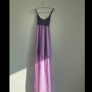 Two toned maxi dress